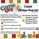 CMAA Christmas Party 2017 Poster